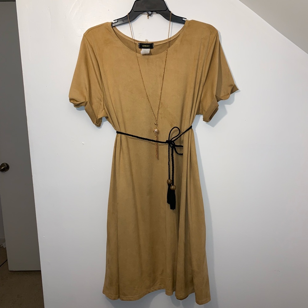 ❌SOLD❌Suede Dress